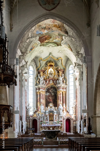 The Pfarrkirche St. Andrä (Church of Saint Andrew) in Lienz in the East Tirol (Osttirol) in Austria. © Simone