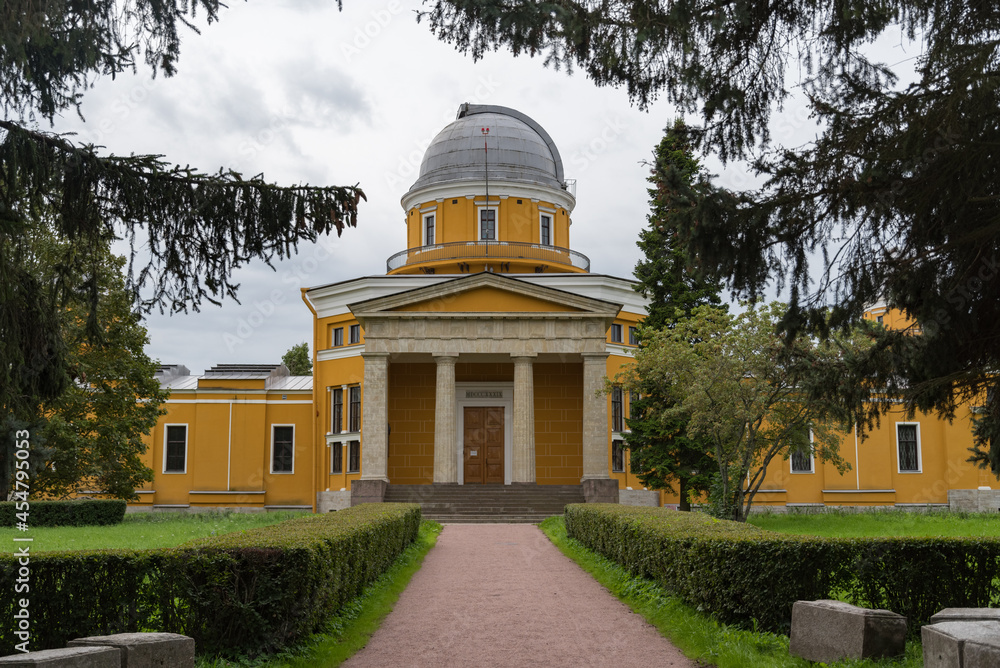 Main building of old Pulkovo Astronomical Observatory, Saint Petersburg, Russia