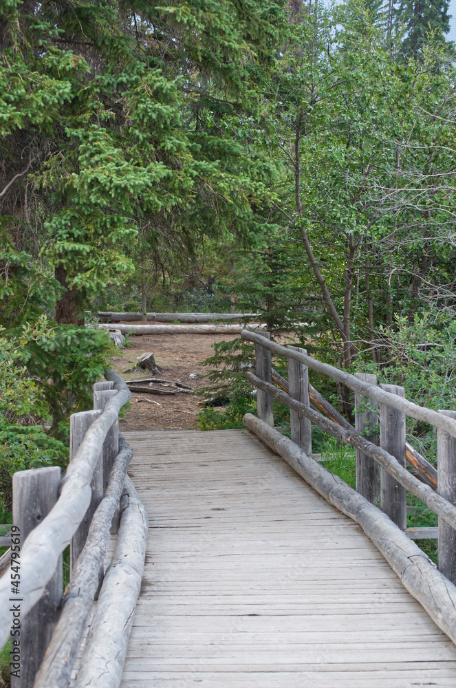 The Bridge connecting Pyramid Island to Land The Bridge connecting Pyramid Island to Land