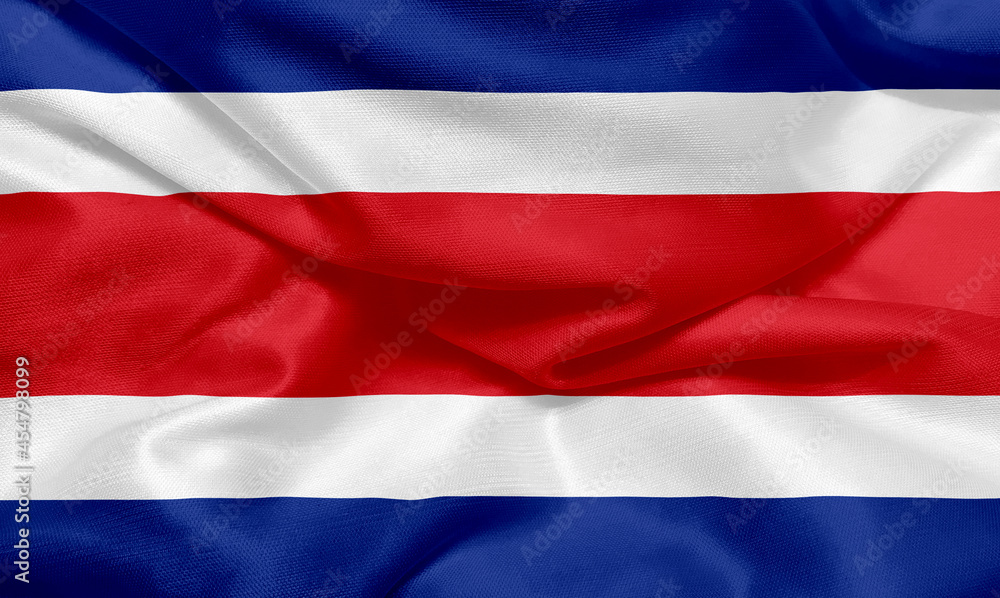 Naklejka premium Flag of Costa Rica