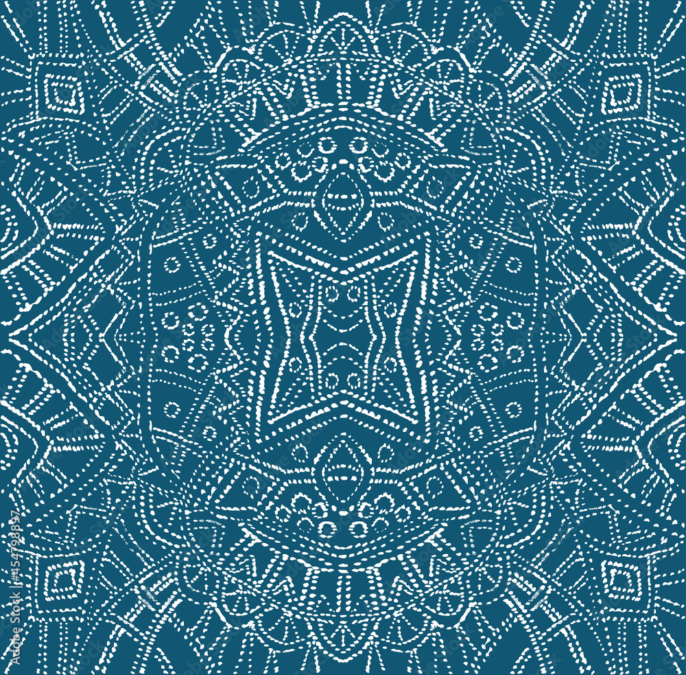 Embroidery or Lace Hand Drawn with a Brush Vector Seamless Pattern. Embroidery or Lace Hand Drawn with a Brush Vector Seamless Pattern.