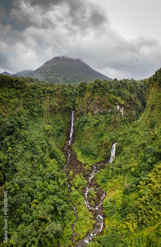 Trafalgar Falls in Roseau Dominica