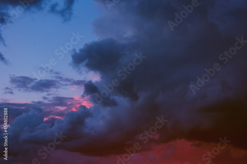 Extremely beautiful clouds in the sky with bright colors © Ренат Хисматулин