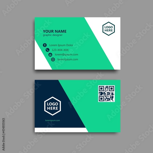 Business card Template Design, can be used immediately