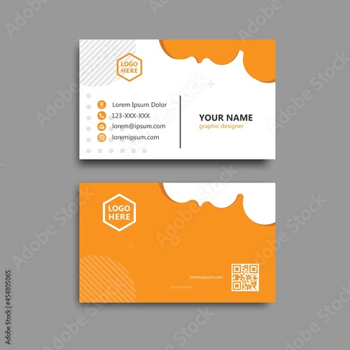 Business card Template Design, can be used immediately