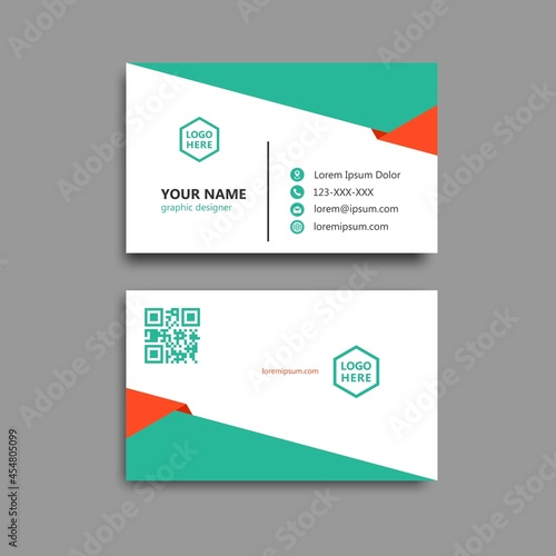 Business card Template Design, can be used immediately
