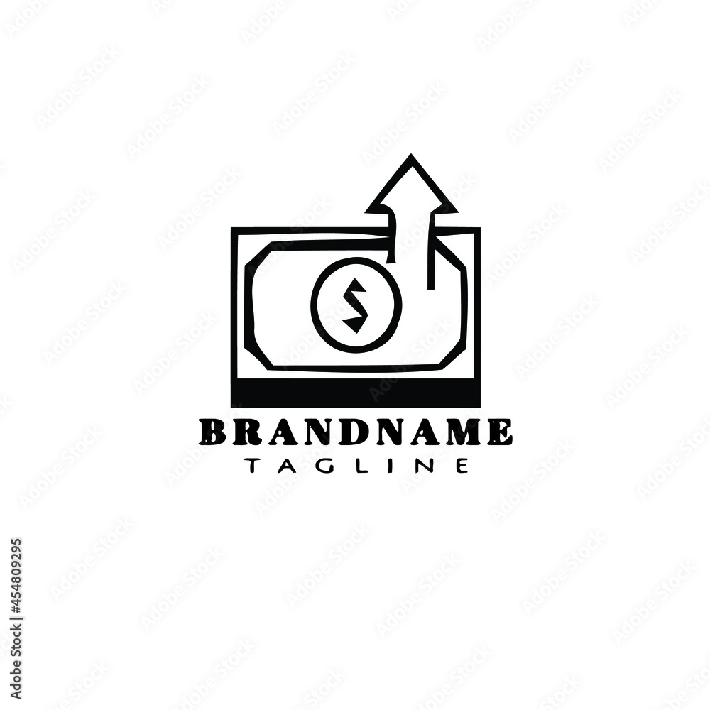 money or finance up logo icon template vector money or finance up logo icon template vector