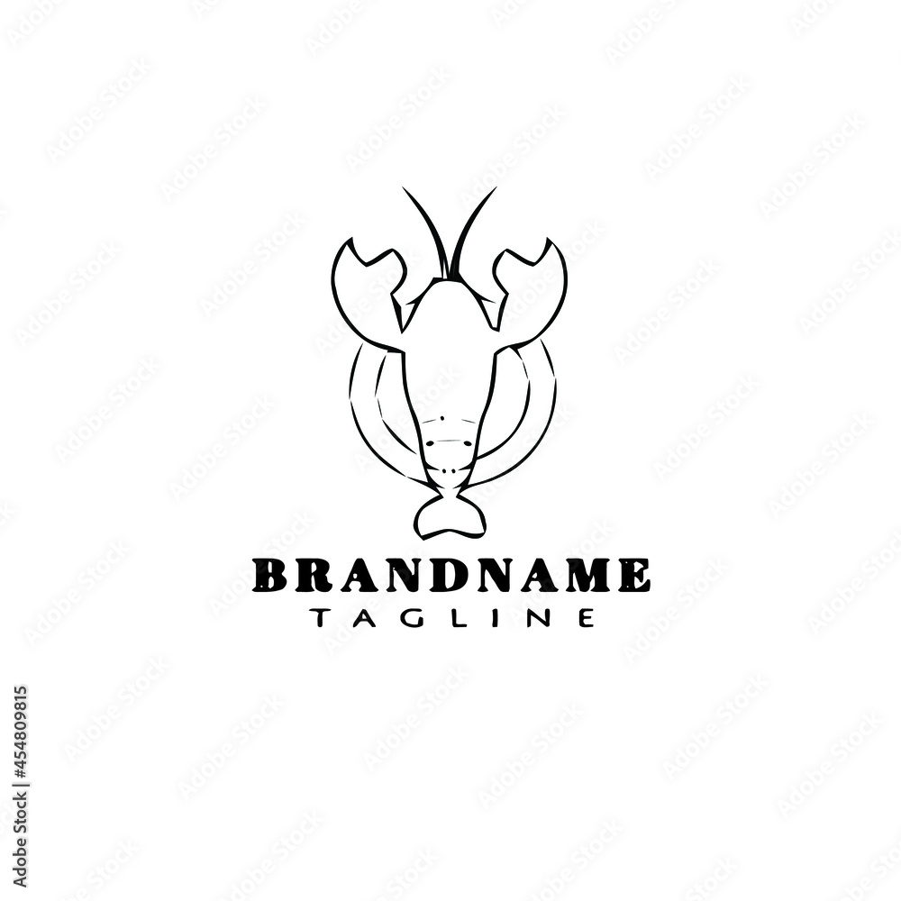 sea food cartoon logo icon design template vector illustration sea food cartoon logo icon design template vector illustration