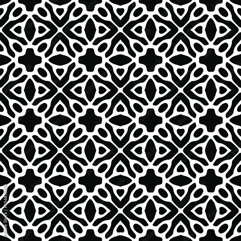 Vector pattern with symmetrical elements . Repeating geometric tiles from striped elements. black patterns. Vector pattern with symmetrical elements . Repeating geometric tiles from striped elements. black patterns.