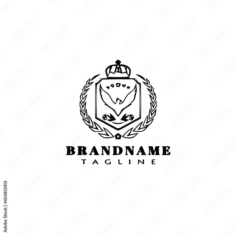 eagle seal logo cartoon icon design template black isolated illustration eagle seal logo cartoon icon design template black isolated illustration