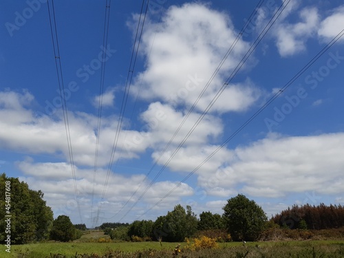 Cables de alta tensión en Galicia photo