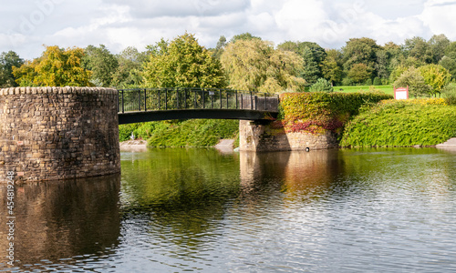 Pedestrian bridge at Boating lake