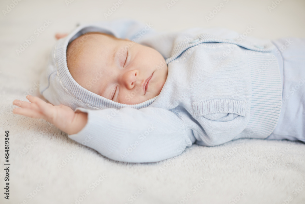 Closeup portrait of a sleeping newborn baby. Closeup portrait of a sleeping newborn baby.