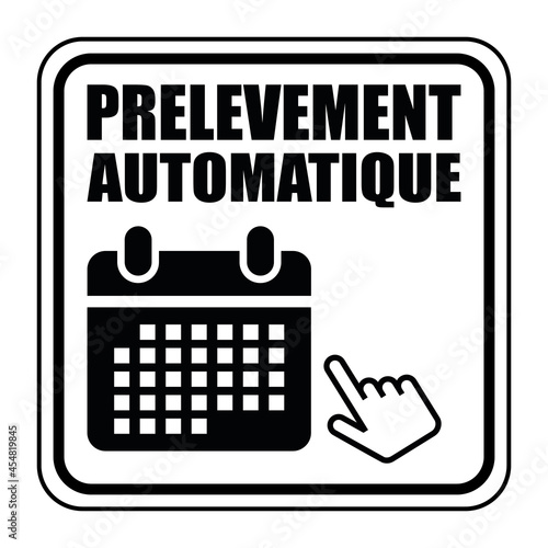Logo prélèvement automatique.
