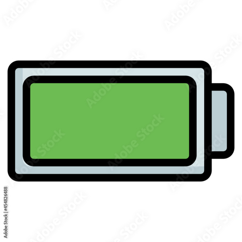 full battery Color line icon