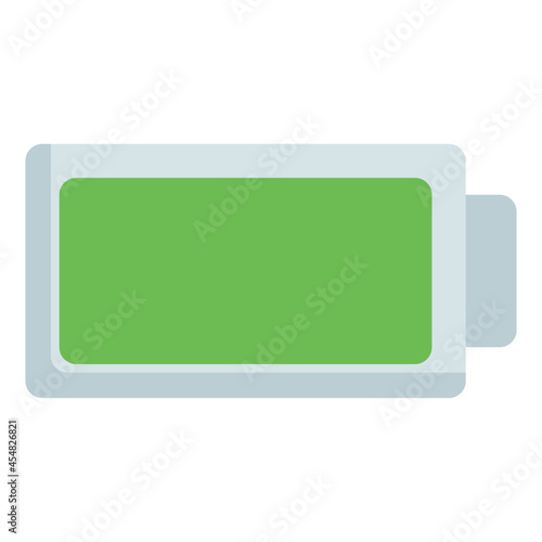 full battery flat icon