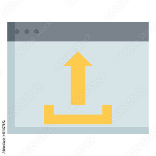 upload flat icon