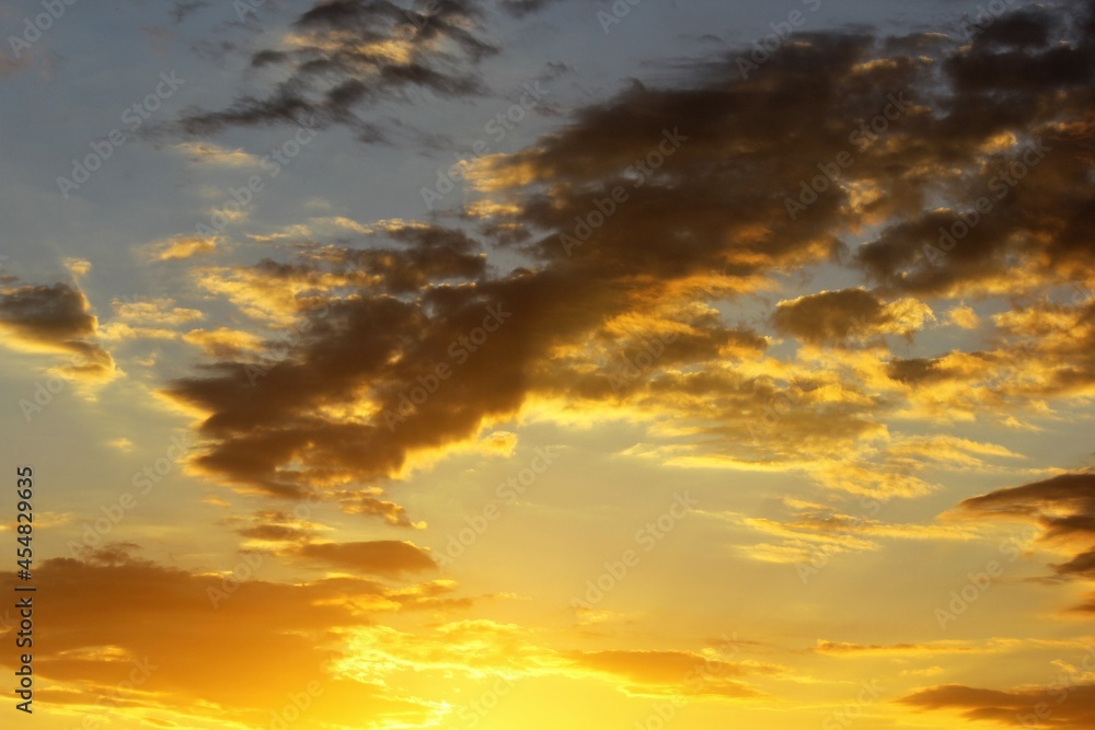 Fototapeta premium Sunset in the clouds