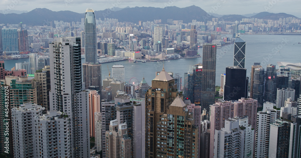 Fototapeta premium Hong Kong sunset