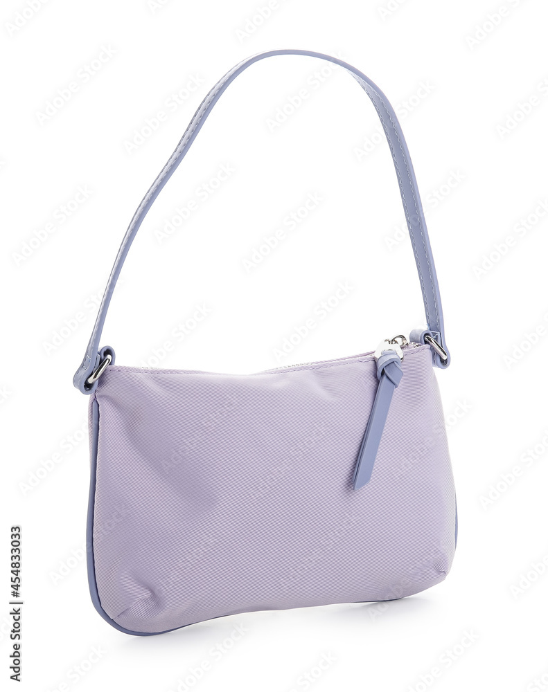 Stylish handbag on white background Stylish handbag on white background