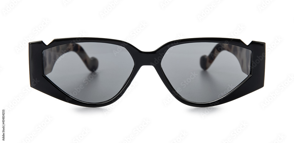 Stylish sunglasses on white background Stylish sunglasses on white background