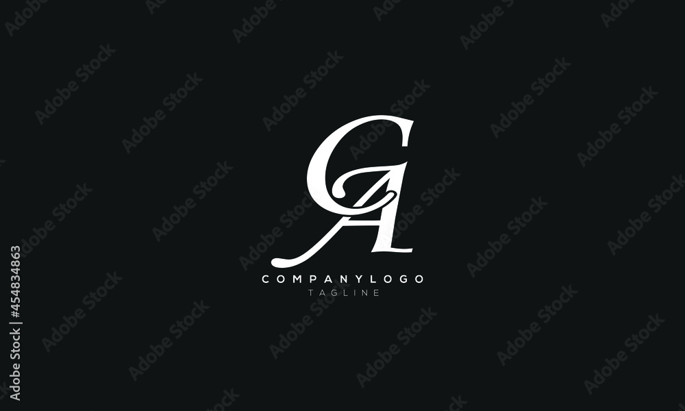 CA, AC, Abstract initial monogram letter alphabet logo design CA, AC, Abstract initial monogram letter alphabet logo design