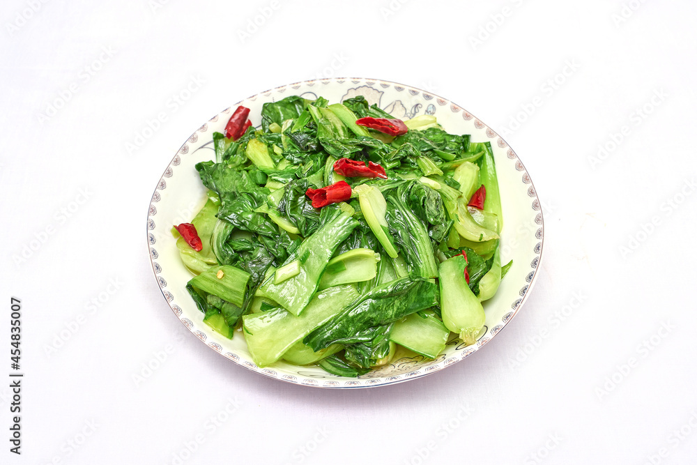 Green, light and healthy stir-fried vegetables dishes, suitable for vegetarianism Green, light and healthy stir-fried vegetables dishes, suitable for vegetarianism