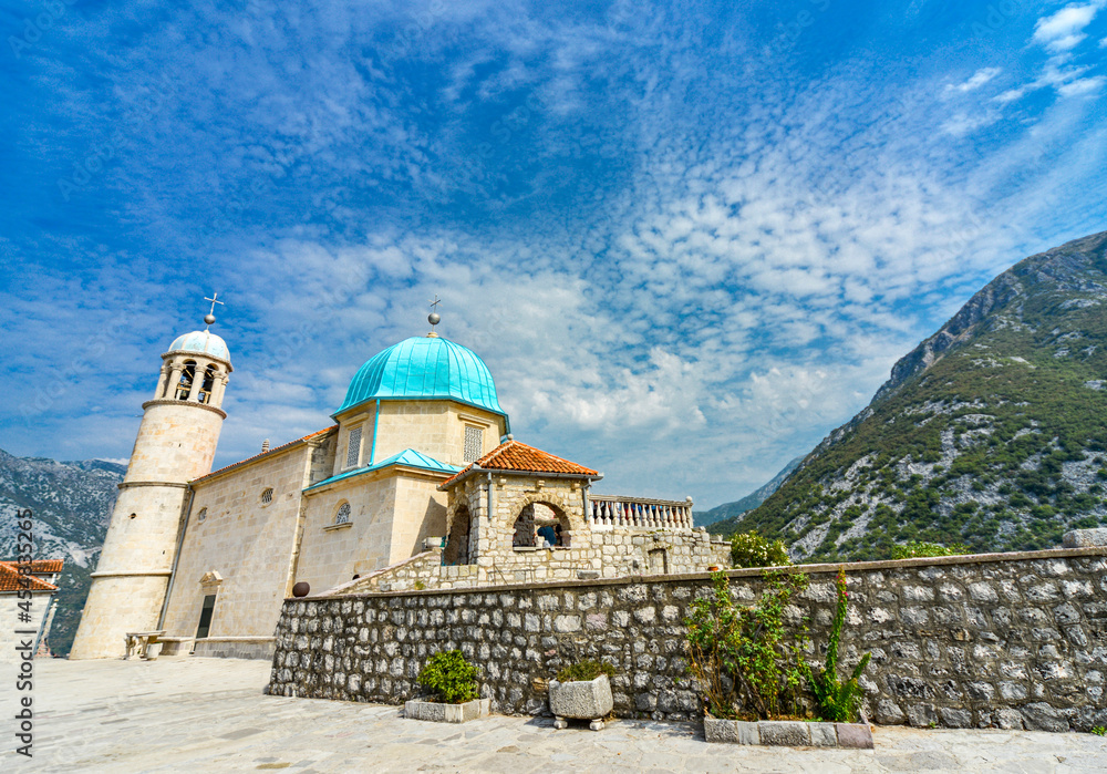 Our Lady Of The Rocks,Perast,Montenegro,Eastern Europe.
