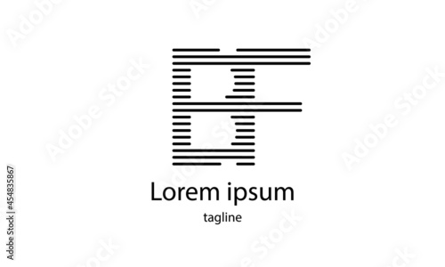 Premium vector alphabet letter simple minimalist logo design template © Imchune Studio