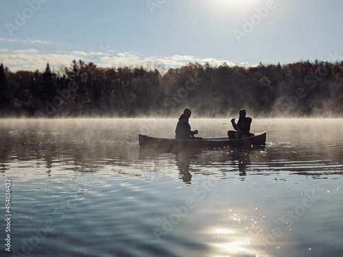 Foggy Canoe Morning