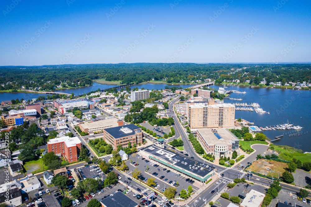 Aerial Drone of Red Bank New Jersey 