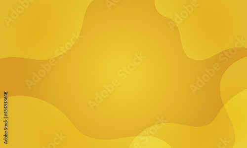 Abstract yellow wave geometric background. Modern background design. Liquid color. Fluid shapes composition. Fit for presentation design. website, basis for banners, wallpapers, brochure, posters