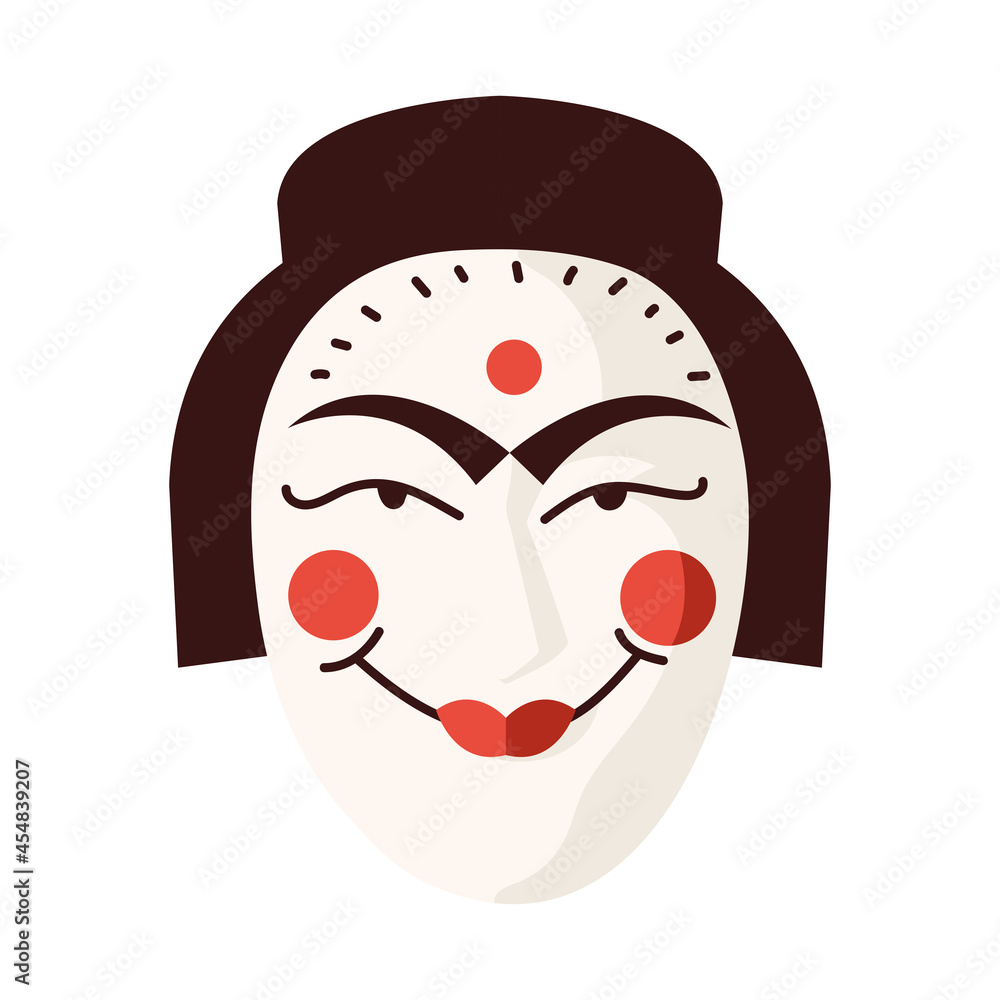 Fototapeta premium korean mask traditional