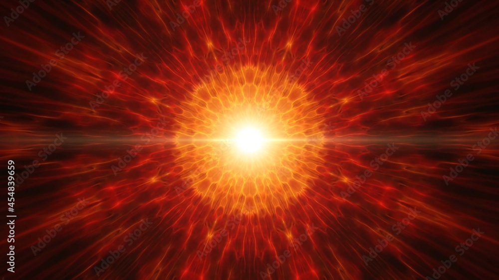 Bursting Flare Light Fire Effect Bursting Flare Light Fire Effect