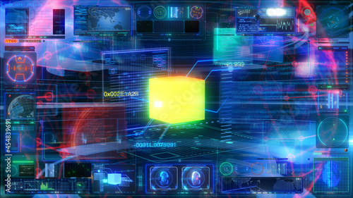 UX Technology Interface Computer HUD Data Digital GUI Screen