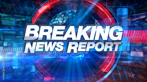 Breaking News - Broadcast TV Animation Graphic Title