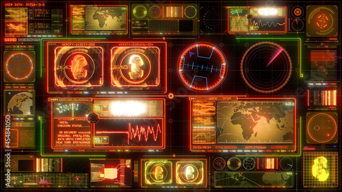 Technology Interface Computer HUD Data Digital GUI Screen
