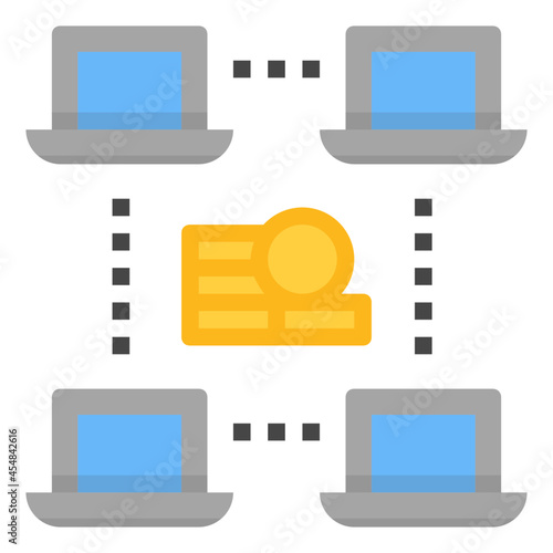 digital flat icon
