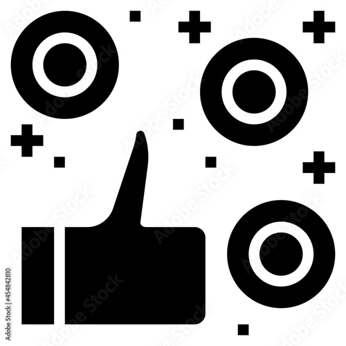 trustworthy glyph icon