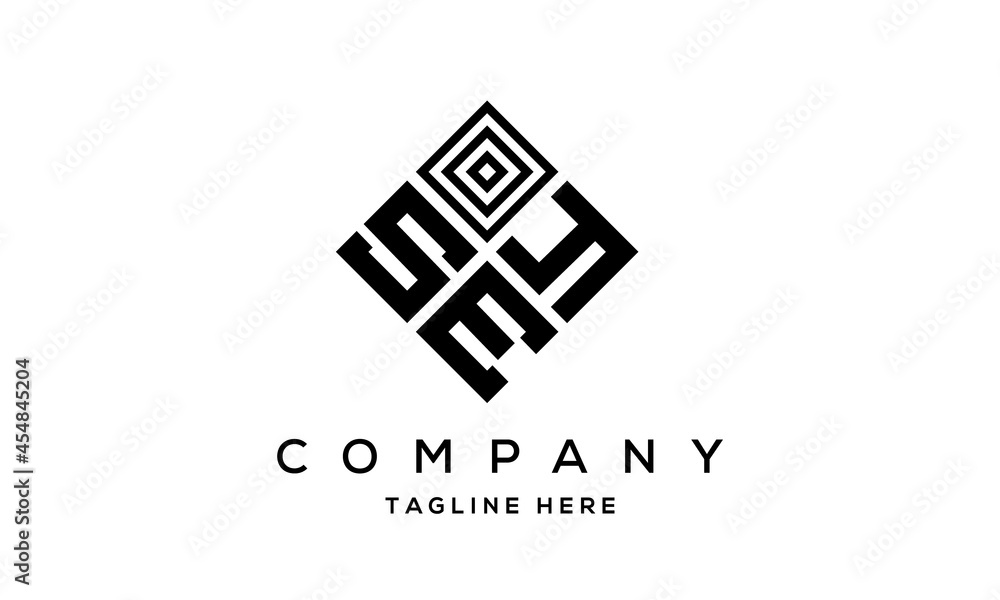 SYE square three latter logo vector SYE square three latter logo vector