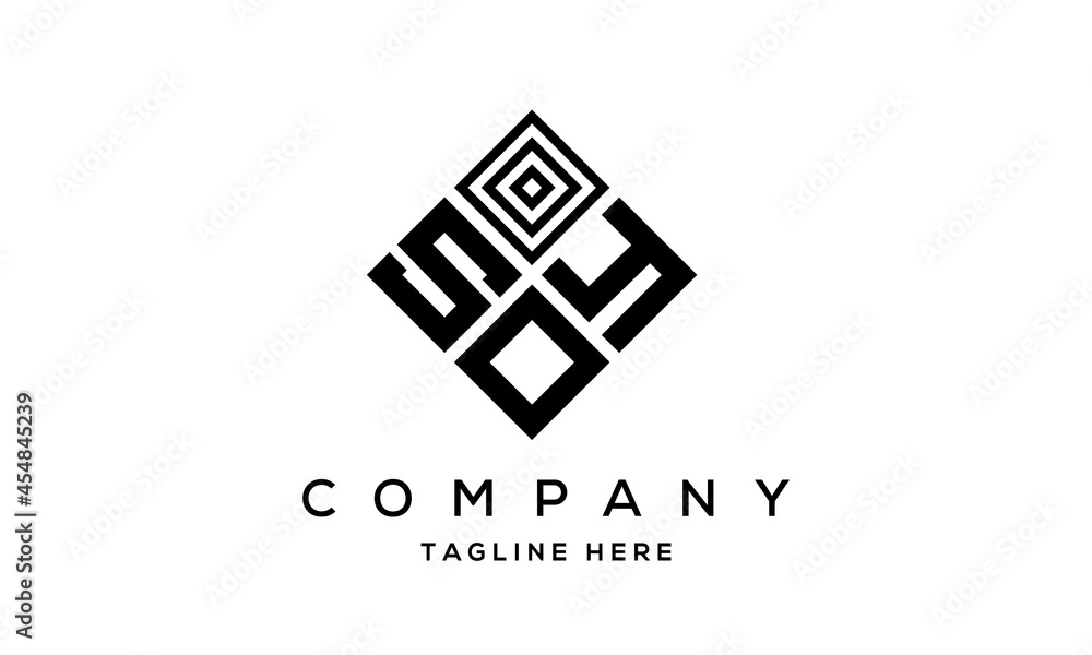 SYO square three latter logo vector SYO square three latter logo vector