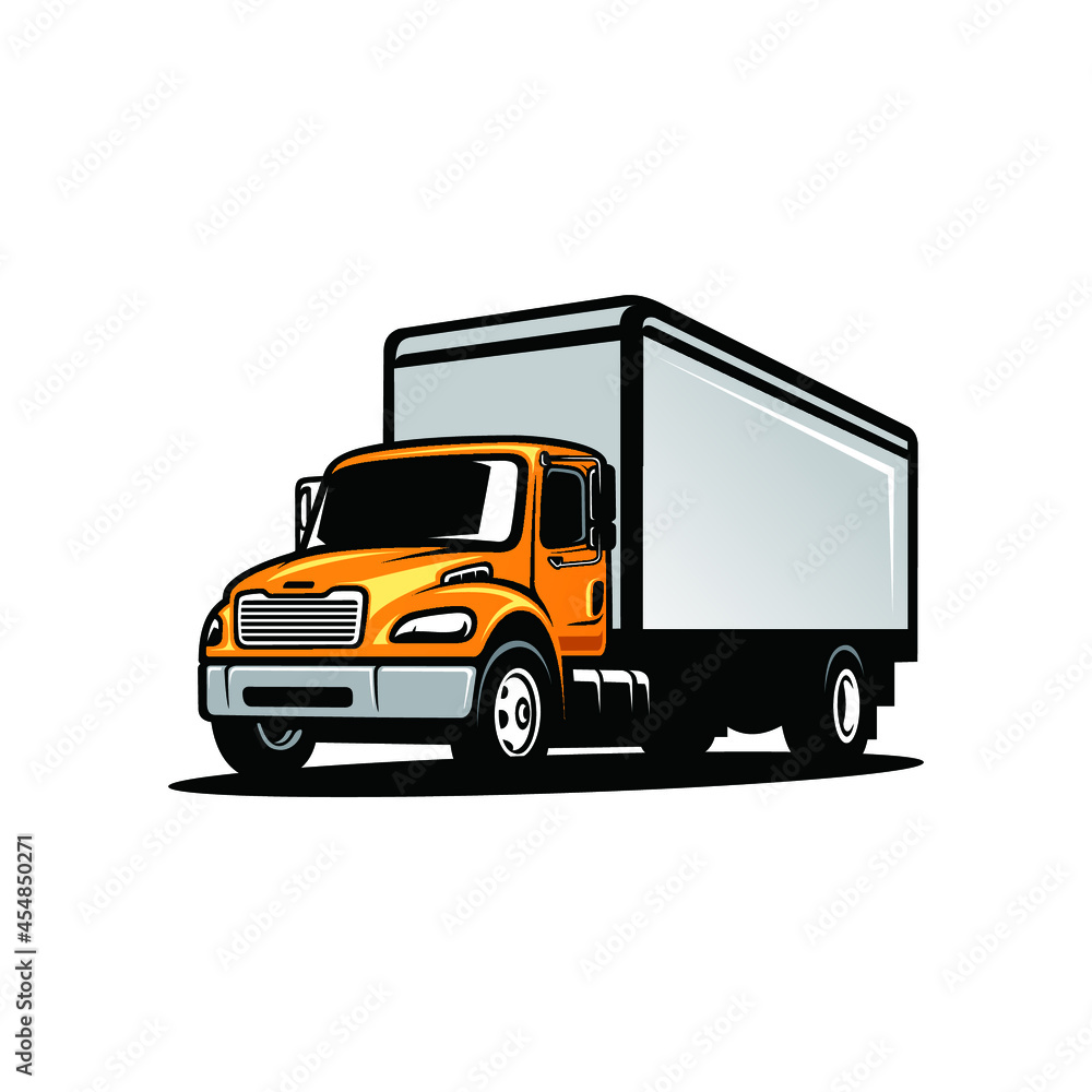 freight delivery truck, semi truck, dump truck isolated vector freight delivery truck, semi truck, dump truck isolated vector