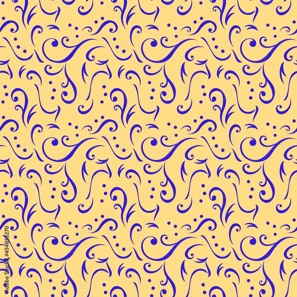 Seamless trendy floral. Vector pattern. Texture for textile Seamless trendy floral. Vector pattern. Texture for textile