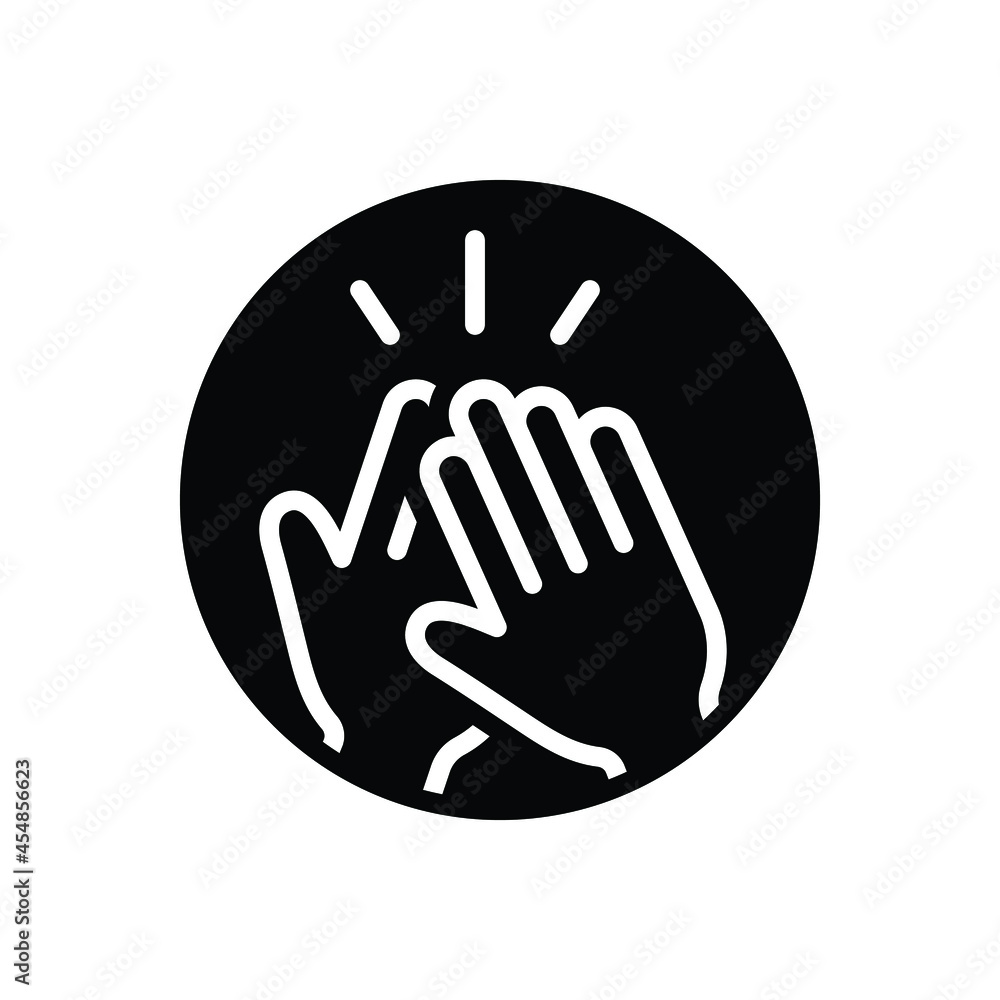 Black solid icon for highs Black solid icon for highs