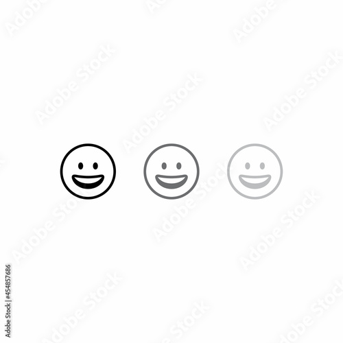 Emoticon Icon Vector Icon of Social Media Element