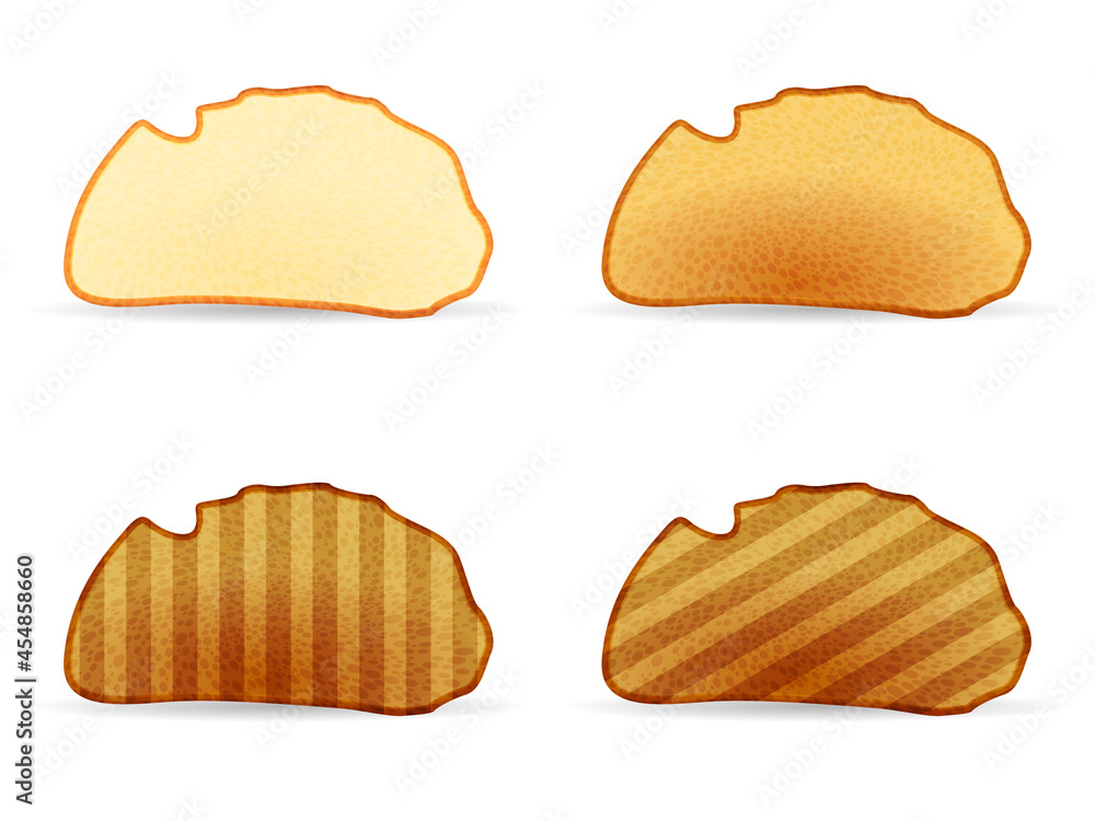 Bread toasts Bread toasts