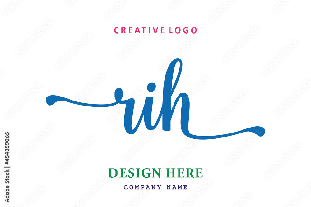RIH lettering logo is simple, easy to understand and authoritative RIH lettering logo is simple, easy to understand and authoritative
