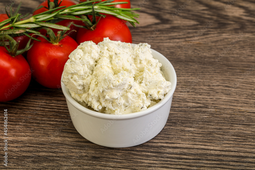 Soft cream cheese with herbs Soft cream cheese with herbs