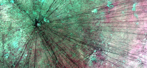 Tableau sur toile gamma rays,  abstract photography of the deserts of Africa from the air