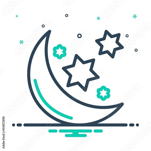 Mix icon for muslim